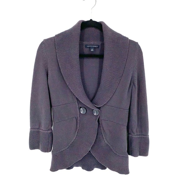 Banana Republic Sweaters - Banana Republic Vintage Gray Button Front Sweater Cardigan Size Small